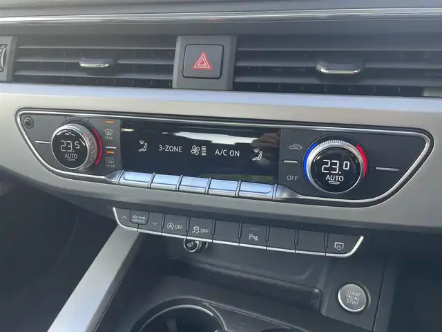 アウディ Ａ４ 2．0TFSI 山梨県 2016(平28)年 3.4万km グレイシアホワイトメタリック ラグジュアリーP/純正MMIナビ　/AppleCarPlay　/androidauto　/フルセグ　/Bカメラ　/ACC　/BSA　/アウディドライブセレクト　/LEDヘッドライト/オートハイビーム　/純正17インチAW