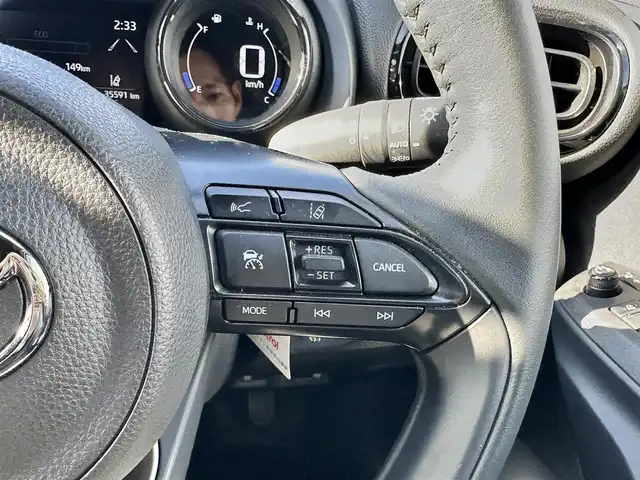 トヨタ ヤリス Z 島根県 2023(令5)年 3.6万km ブラック/コーラルクリスタルシャイン 登録時走行距離35591km/ワンオーナー/純正ディスプレイオーディオ/フルモデリスタ/MTモード付き/トヨタセーフティセンス/前席シートヒーター/スペアキー×1/バックカメラ/ETC/ドライブレコーダー/純正AW/LEDヘッドライト/フォグランプ/禁煙車