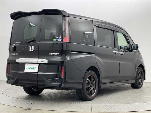 ホンダ ステップワゴン スパーダ ホンダセンシング 新潟県 2017(平29)年 9.1万km プレミアムスパークルブラックパール 4WD/メモリナビ　型式VXM-175VFNi/CD/BT/フルセグ/バックカメラ/両側パワースライドドア/クルーズコントロール/ホンダセンシング/ワクワクゲート/LEDライト/フォグ