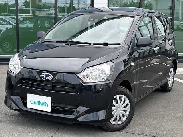 スバル プレオ プラス F 道東・釧路十勝 2022(令4)年 3万km ブラックマイカメタリック ・4WD/・社外SDナビ/(SD・CD・DVD・iPod・FM・AM・AUX・BT)/・衝突軽減システム/・コーナーセンサー/・オートマチックハイビーム/・オートライト/・ハロゲンライト/・ヘッドライトレベライザー/・夏用タイヤ　積込/・横滑り防止/・リモコンキー