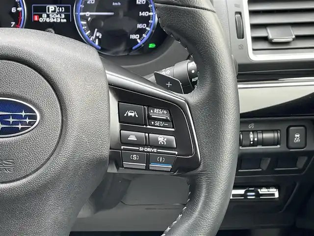 スバル レヴォーグ 1．6GT アイサイト Sスタイル 岩手県 2016(平28)年 7.7万km クリスタルブラックシリカ 禁煙車/4WD/アイサイト/レーダークルーズコントロール/衝突軽減ブレーキ/レーンアシスト/ヒルスタートアシスト/社外ナビ/→フルセグTV/Bluetooth/CD/DVD/FM/AM/バックカメラ/前後ドライブレコーダー/ETC/パドルシフト/オートライト/フォグライト/プッシュスタート/〇電動格納ミラー/〇ドアバイザー/〇フロアマット/USBポート/シガーソケット