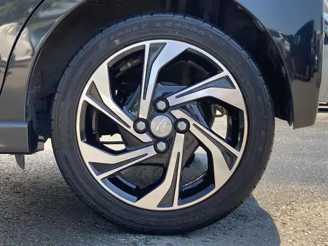 ダイハツ ムーヴ カスタム RS ハイパー SAⅢ 静岡県 2018(平30)年 5.6万km ブラックマイカメタリック スマートアシスト/社外後席モニター2個/社外メモリーナビ/　　ラジオ DVD CD Bluetooth SD USB/LEDオートヘッドライト/ハーフレザーシート/シートヒーター/クリアランスソナー/純正15インチアルミホイール/アイドリングストップ/スマートキー＆プッシュスタート/ターボ/オーバーヘッドコンソール/フルセグＴＶ/バックモニター