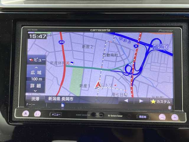 ホンダ フィット ハイブリット Fパッケージ 新潟県 2014(平26)年 9.8万km ティンテッドシルバーM メモリナビ/　　フルセグ/CD/DVD/BT/バックカメラ/ステアリングスイッチ/ウィンカーミラー/電格ミラー/オートエアコン/ヘッドライトレベライザー/スマートキー/ETC