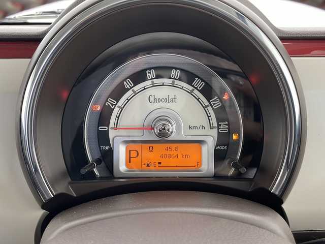 スズキ ラパン ショコラ G 愛知県 2013(平25)年 4.1万km シャンパンピンクPM SDナビ　/ワンセグ　/CD　/Bluetooth　/HIDヘッドライト　/オートライト　/アイドリングストップ　/純正フロアマット　/スマートキー　/プッシュスタート