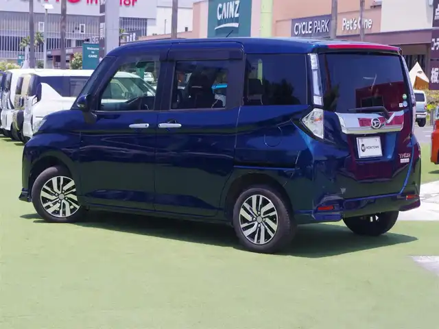 ダイハツ トール カスタムG SAⅡ 千葉県 2017(平29)年 3.1万km レーザーブルークリスタルシャイン スマートアシストII/クルーズコントロール/エコアイドル/両側パワースライドドア/純正メモリーナビ/地デジTV/【DVD/CD再生機能　Bluetooth接続】/パノラマモニター/ETC/LEDヘッドライト/LEDフォグライト/ウインカーミラー/リアコーナーセンサー/純正14インチアルミホイル/キーフリーシステム