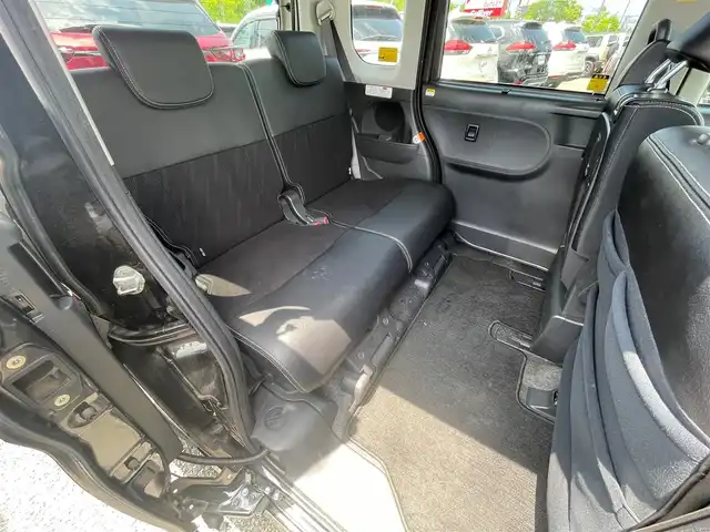 ダイハツ タント カスタム RS トップED SA Ⅲ 大阪府 2017(平29)年 2.4万km ブラックマイカメタリック 社外ナビ/   フルセグTV/CD/DVD/Bluetooth/USB　　/バックカメラ/衝突軽減ブレーキ/リアコーナーセンサー　/両側パワースライドドア　　/前方ドライブレコーダー　/純正フロアマット　/両側パワースライドドア　/シートヒーター（運転席/オートマチックハイビーム　/ハーフレザーシート　/純正１５インチアルミホイール/ＥＴＣ/LEDヘッドライト/禁煙車