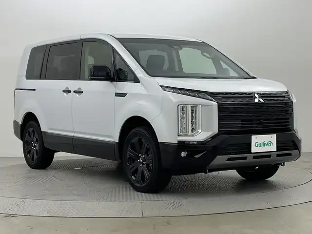三菱 デリカＤ：５ シャモニー 新潟県 2025(令7)年 0.1千km 白 パートタイム4WD/e-Assist/ALPINE12.8型フリップダウンモニター/D:5専用11型ナビ/　CD/DVD/Bluetooth/フルセグTV/全周囲カメラ/両側パワースライドドア/パワーバックドア/レーダークルーズコントロール/LEDオートライト/ハーフレザーシート/シートヒーター/パワーシート/純正18インチアルミホイール/パドルシフト/レーンキープアシスト/ステアリングヒーター/ステアリングリモコン/スマートキー
