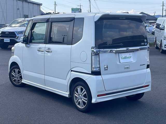 ホンダ Ｎ ＢＯＸ カスタム G Lパッケージ 鹿児島県 2012(平24)年 13.2万km プレミアムホワイトパール 純正ナビ/ワンセグ/片側パワースライドドア/HIDヘッドライト/フロントフォグランプ/ステアリングスイッチ/オートエアコン/スマートキー/プッシュスタート