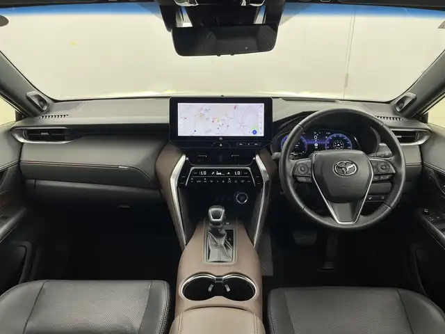 トヨタ ハリアー Z レザーパッケージ 茨城県 2024(令6)年 0.8万km プラチナホワイトパールマイカ 純正12.3型ナビ/全周囲カメラ/フルセグ/モデリスタエアロ/HUD/衝突被害軽減ブレーキ/車線逸脱抑制装置/レーダークルーズコントロール/オートマチックハイビーム/クリアランスソナー/BSM/ETC2.0/デジタルインナーミラー（ドラレコ機能）/黒革シート/シートヒーター/ベンチレーション/ステアリングヒーター/純正19インチAW/LEDヘッドライト/スマートキー