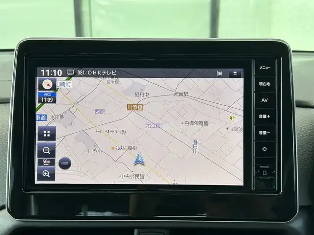 日産 ルークス ハイウェイスター X 香川県 2023(令5)年 1万km フローズンバニラパール 純正SDナビゲーション/→フルセグTV/アラウンドビューモニター　/両側パワースライドドア　/クリアランスソナー（前後）　/エマージェンシーブレーキ（衝突回避）/踏み間違い衝突防止アシスト/SOSコール（ヘルプネット）　/インテリジェントＬＩ（車線逸脱防止支援システム）」/インテリジェントＬＤＷ（車線逸脱警報）/先進ライト（対向車・先行車を照射しないハイビーム調整）　/LEDオートライト/フォグランプ/オートハイビーム/後席サーキュレーター　/ＥＴＣ　/ドライブレコーダー/ステアリングリモコン/純正14インチアルミホイール/純正フロアマット/スマートキー