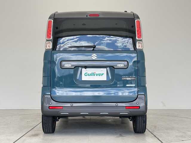 スズキ スペーシア ギア HYBRID XZ 愛知県 2021(令3)年 3.6万km デニムブルー ガンメタリック 2トーン SDAナビ/両側パワードア/レーダークルーズコントロール/シートヒーター/バックカメラ/コーナーセンサー/ルーフレール/LEDヘッドライト/オートマチックハイビーム/ETC/衝突軽減システム/フルセグ/CD DVD/Bluetooth/ステアリングスイッチ/スマートキー/プッシュスタート