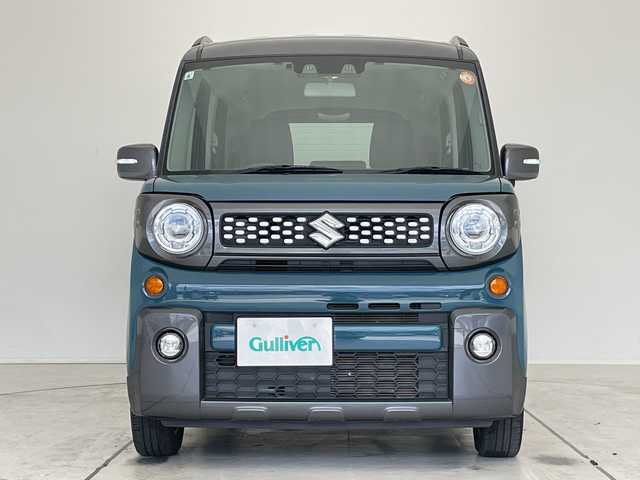 スズキ スペーシア ギア HYBRID XZ 愛知県 2021(令3)年 3.6万km デニムブルー ガンメタリック 2トーン SDAナビ/両側パワードア/レーダークルーズコントロール/シートヒーター/バックカメラ/コーナーセンサー/ルーフレール/LEDヘッドライト/オートマチックハイビーム/ETC/衝突軽減システム/フルセグ/CD DVD/Bluetooth/ステアリングスイッチ/スマートキー/プッシュスタート