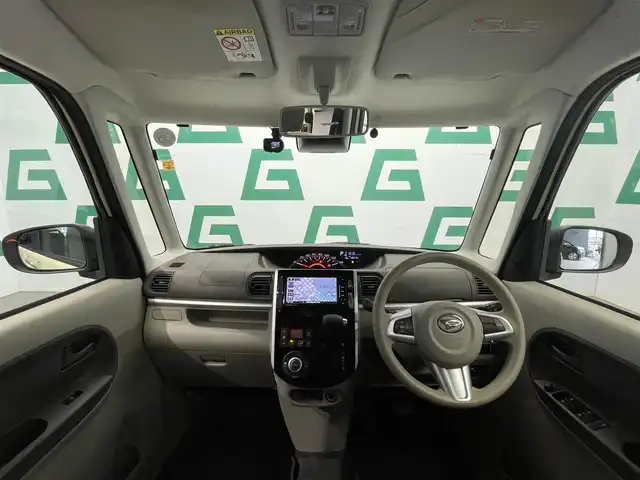 ダイハツ タント X SA Ⅲ 鹿児島県 2018(平30)年 4.9万km コットンアイボリー 社外ナビ/(フルセグ/Bluetooth/DVD/CD)/バックカメラ/運転席シートヒーター/衝突軽減ブレーキ/横滑り防止/片側パワースライドドア/ステアリングリモコン/ドライブレコーダー/ETC/純正フロアマット/電動格納ミラー/アイドリングストップ/スマートキー
