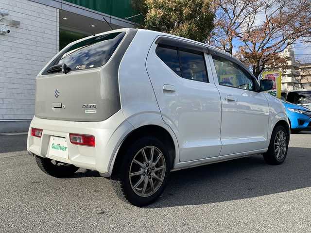 スズキ アルト X 鳥取県 2015(平27)年 20万km パール 4WD/レーダーブレーキサポート/スマートキー/プッシュスタート/ETC/AAC/CD/AUX/前席シートヒーター/社外AW/スタッドレス/ABS/横滑り防止装置/セキュリティアラーム/社外LEDヘッドライト/Wエアバック