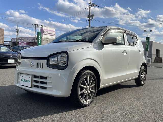 スズキ アルト X 鳥取県 2015(平27)年 20万km パール 4WD/レーダーブレーキサポート/スマートキー/プッシュスタート/ETC/AAC/CD/AUX/前席シートヒーター/社外AW/スタッドレス/ABS/横滑り防止装置/セキュリティアラーム/社外LEDヘッドライト/Wエアバック