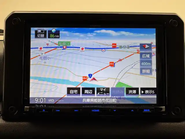 スズキ ジムニー シエラ JC 兵庫県 2019(平31)年 8.6万km シフォンアイボリーM 社外メモリナビ/（CD、DVD、SD、BT、フルセグTV）/ビルトインETC/前方ドライブレコーダー/4WD/シートヒーター/LKA/PCS/クルーズコントロール/バックカメラ/純正15インチアルミホイール/4WD/トランスファー/LEDヘッドライト/フォグライト/社外フロアマット/スマートキー×2本