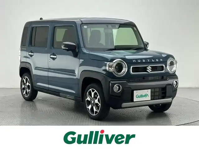スズキ ハスラー HYBRID X 兵庫県 2025(令7)年 0.1千km デニムブルー ガンメタリック 2トーン 【簡易登純正メモリナビ(CD/DVD/フルセグ/Bluetooth/スマートフォンリンク/USB)/届け出済み未使用車/全方位カメラ/シートヒーター/純正15インチアルミホイール/追従型クルーズコントロール/オートライト/LEDヘッドライト/LEDフォグライト/アイドリングストップ/クリアランスソナー/スマートキー