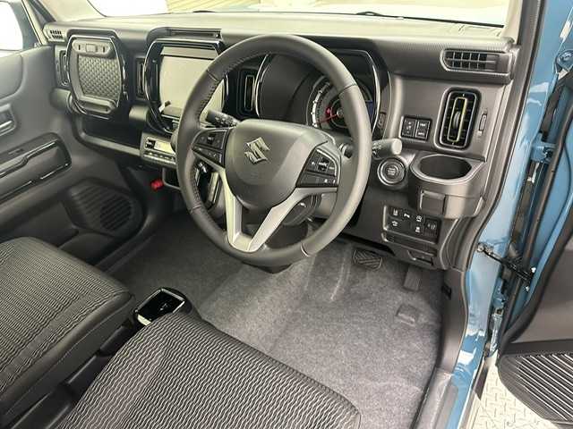 スズキ ハスラー HYBRID X 兵庫県 2025(令7)年 0.1千km デニムブルー ガンメタリック 2トーン 【簡易登純正メモリナビ(CD/DVD/フルセグ/Bluetooth/スマートフォンリンク/USB)/届け出済み未使用車/全方位カメラ/シートヒーター/純正15インチアルミホイール/追従型クルーズコントロール/オートライト/LEDヘッドライト/LEDフォグライト/アイドリングストップ/クリアランスソナー/スマートキー