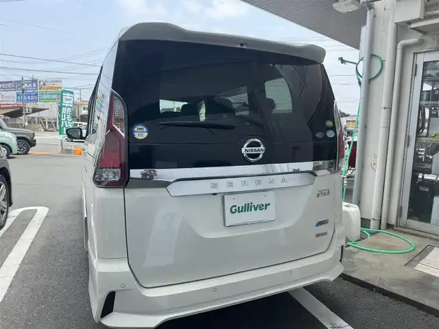 日産 セレナ ハイウェイスター プロパイロットED 三重県 2016(平28)年 9.4万km ブリリアントホワイトパール ワンオーナー/クルーズコントロール/　プロパイロット/プッシュスタート/両側パワースライドドア/スペアキーあり/ETC/エマージェンシーブレーキ/　車線逸脱警報/　踏み間違い衝突防止アシスト/　進入禁止標識検知/　フロントパックソナー/電動パーキングブレーキ/　オートブレーキホールド
