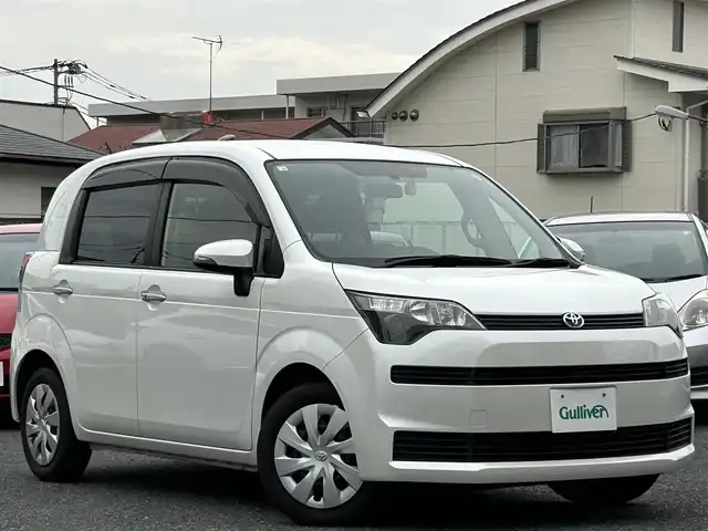 トヨタ スペイド F 東京都 2014(平26)年 3.4万km ホワイトパールクリスタルシャイン 純正メモリナビ/AM/FM/BT/フルセグ/『NSZT-W62G』/バックカメラ/片側パワースライドドア/スマートキー/プッシュスタート/横滑り防止装置/ETC/ドライブレコーダー前後/純正フロアマット/取扱説明書/保証書