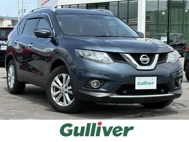日産 エクストレイル 20X エマージェンシーブレーキ 道南・函館 2014(平26)年 6.4万km スチールブルー 純正ナビ/フルセグＴＶ/衝突軽減ブレーキ/夏冬タイヤ/全周囲カメラ/クルーズコントロール/コーナーセンサー/シートヒーター/オートライト/ＬＥＤヘッドライト/純正アルミホイール/アイドリングストップ