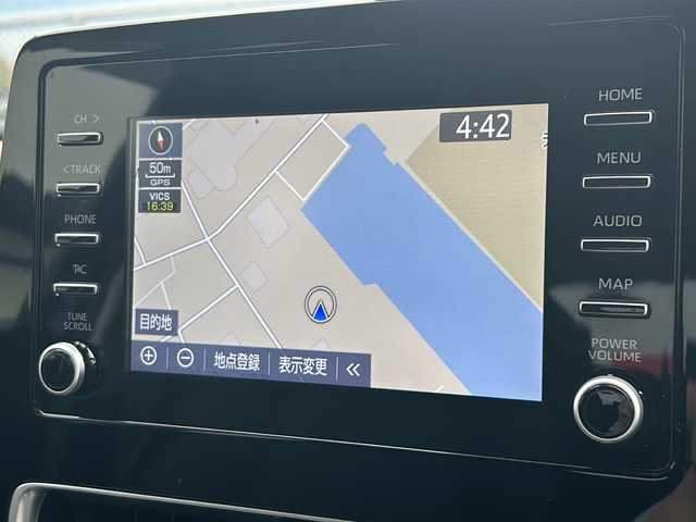 トヨタ アクア X 山口県 2023(令5)年 1.3万km ダークブルーマイカM 純正メモリナビ/・Bluetooth対応(ハンズフリー/オーディオ)/・AM/FMチューナー/・USB入力(音楽・動画再生/給電)/・Miracast対応/・T-Connect/バックカメラ/全周囲カメラ/ETC/ドラレコ/スマートキー×２/プッシュスタート/Toyota Safety Sense/・プリクラッシュセーフティ/・レーントレーシングアシスト/・レーダクルーズコントロール(全車速追従機能付)/・オートマチックハイビーム/・ロードサインアシスト/先行車発進告知機能/パーキングサポートブレーキ/クリアランスソナー