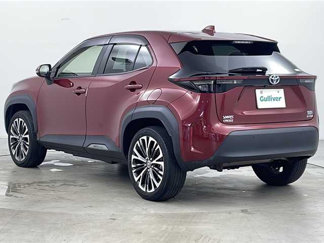トヨタ ヤリスクロス ハイブリッド Z 道央・札幌 2021(令3)年 7.8万km センシュアルレッドマイカ ・4WD/・純正ディスプレイオーディオ&BT&USB&Miracast/・トヨタセーフティセンス/・レーントレーシングアシスト/・プリクラッシュセーフティ/・パーキングサポートブレーキ/・ロードサインアシスト/・レーダークルーズコントロール/・コーナーセンサー/・クリアランスソナー/・電動リアゲート/・全方位カメラ/・フロントカメラ/・サイドカメラ/・バックカメラ/・ドアミラーヒーター/・シートヒーター/・パワーシート/・ハーフレザーシート/・純正ドライブレコーダー/・純正フロアマット/・ビルトインETC/・オートマチックハイビーム/・オートライト/・LEDヘッドライト/・LEDフォグ/・革巻きステアリング/・ステアリングスイッチ/・スマートキー/・アイドリングストップ/・プッシュスタート/・横滑り防止/・純正18インチAW
