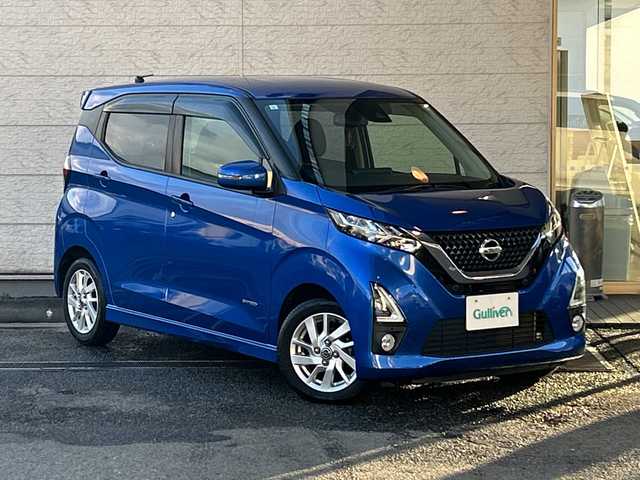 日産 デイズ HWS X プロパイロットED 兵庫県 2019(令1)年 6.4万km オーシャンブルーP 純正オーディオ　/（ＣＤ／ＡＵＸ）/バックカメラ　/前後コーナーセンサー/デジタルインナーミラー/ＬＥＤライト/オートライト/プッシュスタート　/スマートキー　　/ステアリングリモコン/横滑り防止装置　/電動格納ウィンカーミラー　/純正ドアバイザー　