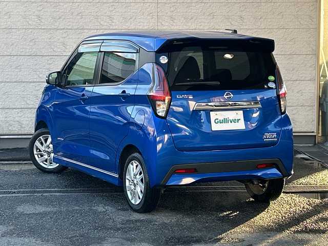 日産 デイズ HWS X プロパイロットED 兵庫県 2019(令1)年 6.4万km オーシャンブルーP 純正オーディオ　/（ＣＤ／ＡＵＸ）/バックカメラ　/前後コーナーセンサー/デジタルインナーミラー/ＬＥＤライト/オートライト/プッシュスタート　/スマートキー　　/ステアリングリモコン/横滑り防止装置　/電動格納ウィンカーミラー　/純正ドアバイザー　