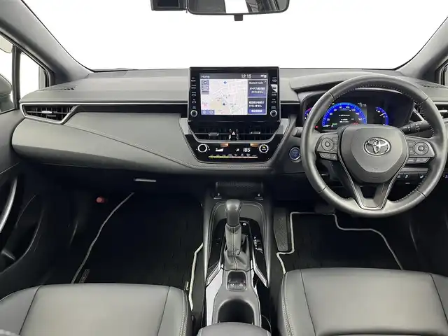 トヨタ カローラツーリング ハイブリッド ダブルバイビー 愛知県 2021(令3)年 2.8万km スパークリングブラックパールクリスタルシャイン 純正9インチディスプレオーディオ/・フルセグテレビ/・Bluetooth接続/・AM/FMラジオ/・USB入力端子/・交通情報/・Miracast/シートヒーター/ステアリングヒーター/バックカメラ/スマートキー/プッシュスタート/ETC2.0/ドライブレコーダー/Toyota Safty Sense/・プリクラッシュセーフティ/・レーントレーシングアシスト/・レーダークルーズコントロール(全車速追従機能付)/・オートマチックハイビーム/・ロードサインアシスト/インテリジェントクリアランスソナー/車両接近通報装置/先行車発進告知機能/純正17インチアルミホイール/