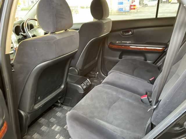トヨタ ハリアー 240G 福岡県 2009(平21)年 10.8万km ブラック ワンオーナー/純正メーカーナビ/バックカメラ/キーレス/スペアキー(キーレス無し)/ウッドコンビステアリング/ETC/取扱説明書/保証書