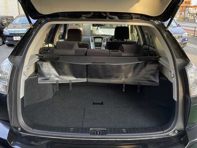トヨタ ハリアー 240G 福岡県 2009(平21)年 10.8万km ブラック ワンオーナー/純正メーカーナビ/バックカメラ/キーレス/スペアキー(キーレス無し)/ウッドコンビステアリング/ETC/取扱説明書/保証書
