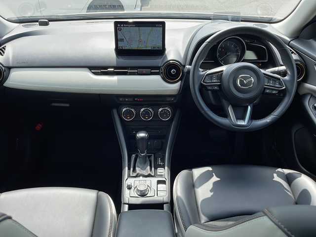 マツダ ＣＸ－３ 15S スーパー エッジー 静岡県 2022(令4)年 2.2万km ベージュⅡ 色番号：48S/プラチナクォーツメタリック【ブラックキャビン】/マツダコネクトナビ/地デジTV/純正CD/DVD/Bluetooth/バック/全周囲カメラ/スマートブレーキサポート/レーダークルーズコントロール/ヘッドアップディスプレイ/ブラインドスポットモニター/ハーフレザーシート/シートヒーター/ステアリングヒーター/純正18インチAW/スマートキー
