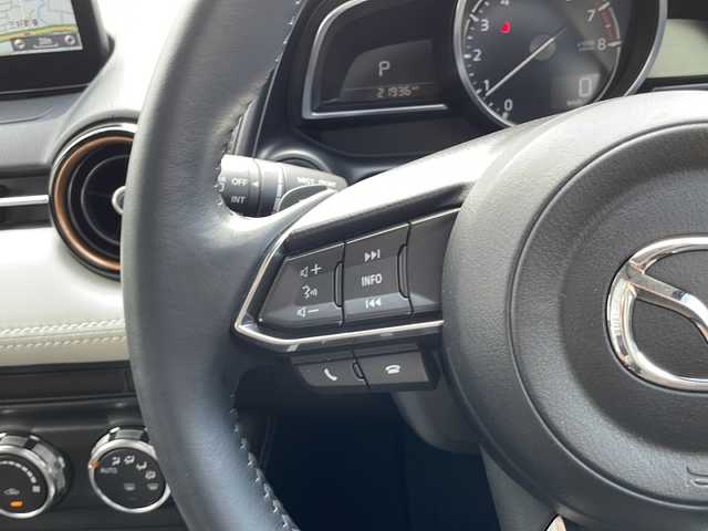 マツダ ＣＸ－３ 15S スーパー エッジー 静岡県 2022(令4)年 2.2万km ベージュⅡ 色番号：48S/プラチナクォーツメタリック【ブラックキャビン】/マツダコネクトナビ/地デジTV/純正CD/DVD/Bluetooth/バック/全周囲カメラ/スマートブレーキサポート/レーダークルーズコントロール/ヘッドアップディスプレイ/ブラインドスポットモニター/ハーフレザーシート/シートヒーター/ステアリングヒーター/純正18インチAW/スマートキー