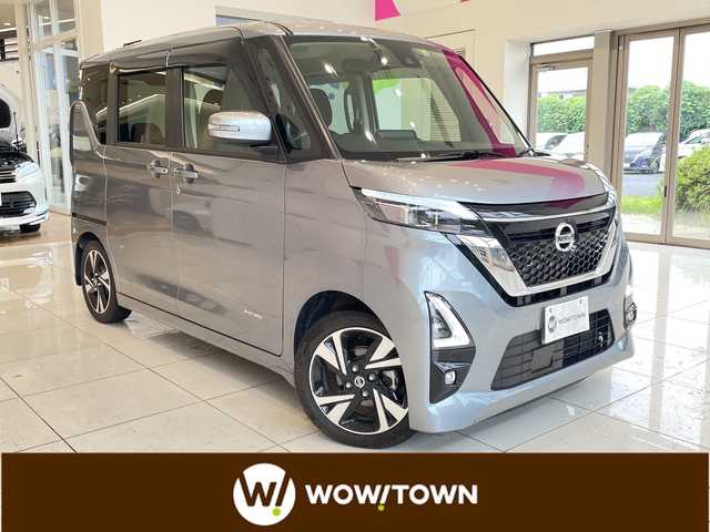日産 ルークス HWS X プロパイロットED 埼玉県 2023(令5)年 1.6万km チタニウムグレーメタリック エマージェンシーブレーキ/プロパイロット/純正9インチメモリナビ/　Bluetooth/フルセグTV/HDMI/アラウンドビューモニター、バックカメラ、フロントカメラ、サイドカメラ/両側パワースライドドア/レーダークルーズコントロール/LEDヘッドライト/純正15インチアルミホイール/アイドリングストップ/ビルトインETC