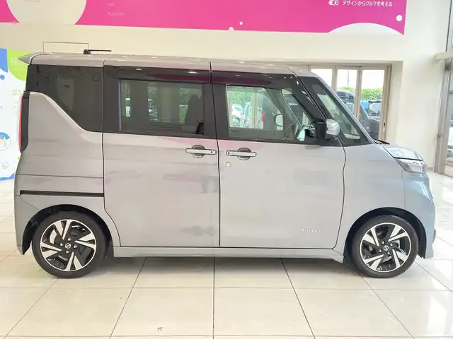 日産 ルークス HWS X プロパイロットED 埼玉県 2023(令5)年 1.6万km チタニウムグレーメタリック エマージェンシーブレーキ/プロパイロット/純正9インチメモリナビ/　Bluetooth/フルセグTV/HDMI/アラウンドビューモニター、バックカメラ、フロントカメラ、サイドカメラ/両側パワースライドドア/レーダークルーズコントロール/LEDヘッドライト/純正15インチアルミホイール/アイドリングストップ/ビルトインETC