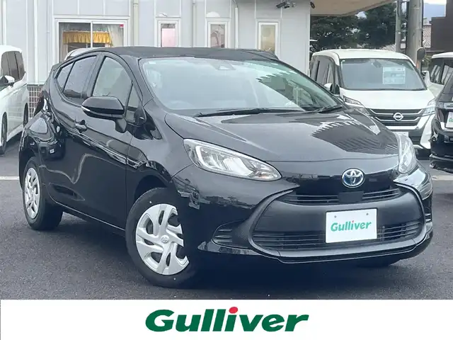 トヨタ アクア X 島根県 2022(令4)年 5.6万km ブラックマイカ 純正メモリナビ　/Bluetooth接続　/バックカメラ　/ビルトインETC　/クルーズコントロール　/アイドリングストップ　/衝突軽減ブレーキ　/レーンキープアシスト/オートハイビーム／ライト　/スマートキー　/プッシュスタート　/純正LEDヘッドライト/純正フロアマット/保証書・取扱説明書（本体＋ナビ）