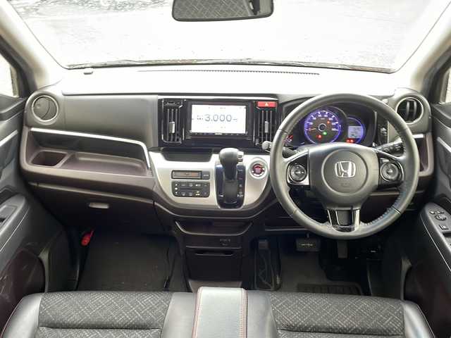 ホンダ Ｎ ＷＧＮ カスタム G Aパッケージ 新潟県 2014(平26)年 6.4万km スマートブラック 社外ナビ（ワンセグ）/バックカメラ/ハーフレザー/クルーズコントロール/純正14インチアルミホイール/HIDヘッドライト/ステアリングスイッチ/純正フロアマット/オートライト/オートエアコン/冬タイヤ積載/スペアキー×1/電動格納ミラー/ドアバイザー/保証書/取扱説明書