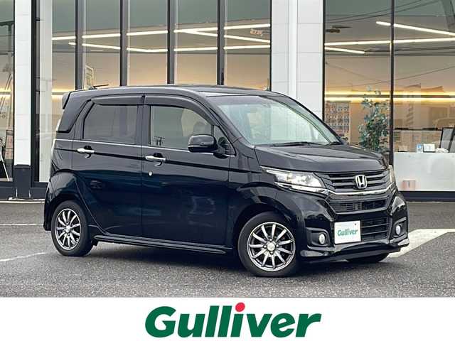 ホンダ Ｎ ＷＧＮ カスタム G Aパッケージ 新潟県 2014(平26)年 6.4万km スマートブラック 社外ナビ（ワンセグ）/バックカメラ/ハーフレザー/クルーズコントロール/純正14インチアルミホイール/HIDヘッドライト/ステアリングスイッチ/純正フロアマット/オートライト/オートエアコン/冬タイヤ積載/スペアキー×1/電動格納ミラー/ドアバイザー/保証書/取扱説明書