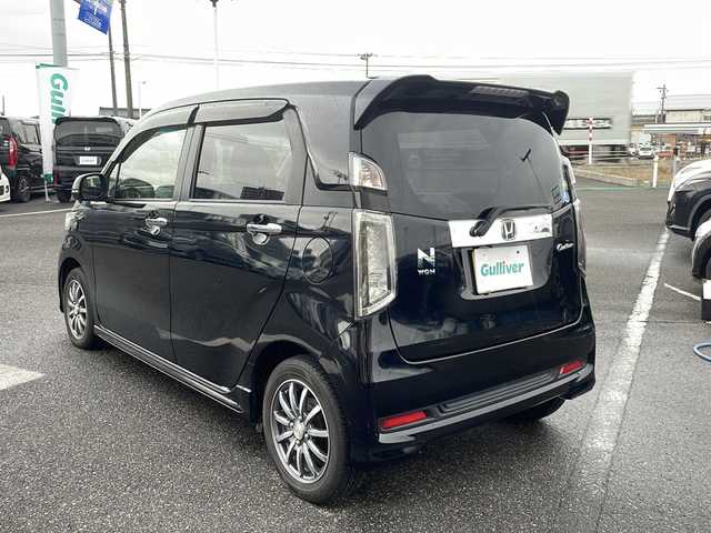 ホンダ Ｎ ＷＧＮ カスタム G Aパッケージ 新潟県 2014(平26)年 6.4万km スマートブラック 社外ナビ（ワンセグ）/バックカメラ/ハーフレザー/クルーズコントロール/純正14インチアルミホイール/HIDヘッドライト/ステアリングスイッチ/純正フロアマット/オートライト/オートエアコン/冬タイヤ積載/スペアキー×1/電動格納ミラー/ドアバイザー/保証書/取扱説明書