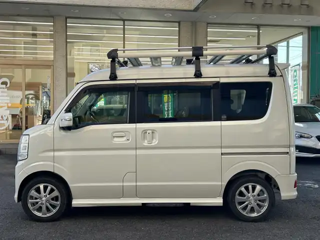 マツダ スクラム ワゴン PZターボ スペシャルパッケージ 静岡県 2017(平29)年 6.5万km ホワイトパール 社外ナビ/フルセグTV/DVD/CD/SD/BT/衝突軽減ブレーキ/ルーフラック/両側パワースライドドア/左後オートステップ/前方ドライブレコーダー/ETC/HIDヘッドライト/ステアリングスイッチ/純正14インチAW/スマートキー×2/保証書/取扱説明書/R1/R2/R4/R6点検記録簿有