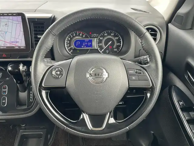 日産 デイズ ルークス ハイウェイスター Gターボ 滋賀県 2017(平29)年 4万km プレミアムパープルP Bluetooth/フルセグ/両側電動スライドドア/クルーズコントロール/ハーフレザーシート/前方ドラレコ/ETC/LEDオートライト/Autoハイビーム/フォグ/EBD（電子制動力配分装置）/アラウンドビューモニター/ワンタッチウインカー