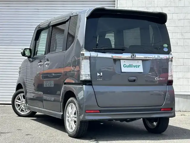 ホンダ Ｎ ＢＯＸ カスタム G Lパッケージ 道東・釧路十勝 2012(平24)年 5.9万km ポリッシュドメタルメタリック 4WD/純正オーディオ/ポータブルナビ&TV/パワースライドドア/プッシュスタート/スマートキー/ドライブレコーダー/LEDヘッドライト/フォグランプ/取扱説明書
