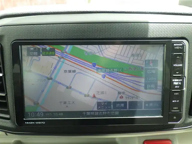 ダイハツ ミラ イース X SAⅢ 千葉県 2017(平29)年 6万km スプラッシュブルーM 純正メモリーナビ/地デジTV/【DVD/CD再生機能　Bluetooth接続】/バックカメラ/ドライブレコーダー/ETC/LEDヘッドライト/コーナーセンサー/キーレス