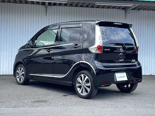 日産 デイズ ハイウェイスターG ターボ 長野県 2013(平25)年 5.2万km ブラック ターボ/メモリナビフルセグTV/全方位モニター/ETC/純正１５インチアルミ/スマートキー/プッシュスタートエンジン