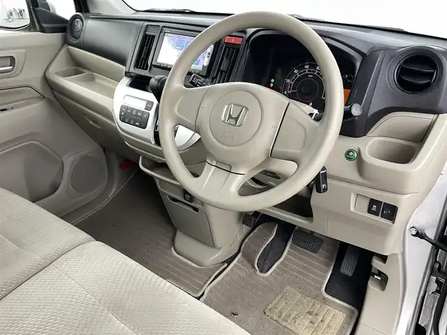 ホンダ Ｎ ＷＧＮ G 福島県 2015(平27)年 3.6万km カトラリーシルバーM 純正SDナビ/・型番:VXM-145vsi/・AM/FM/CD/DVD/BT/ワンセグTV/プッシュスタート/・スマートキー/・スペアキー/アイドリングストップ/チルト式ステアリング/盗難防止装置/ベンチシート/純正フロアマット/ドアバイザー