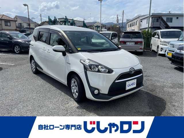 トヨタ シエンタ ハイブリッド G 神奈川県 2016(平28)年 12.4万km ホワイトパールクリスタルシャイン (株)IDOMが運営する【じしゃロン秦野店】の自社ローン専用車両になりますこちらは現金またはオートローンご利用時の価格です。自社ローンご希望の方は別途その旨お申付け下さい/純正ナビ/バックカメラ/Bluetooth接続/両側パワースライドドア/ETC/スマートキー/ステアリングリモコン/ドアバイザー