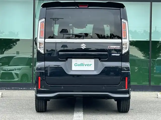 スズキ スペーシア カスタム HYBRID XS ターボ 和歌山県 2023(令5)年 0.8万km ブルーイッシュブラックパール3 社外ナビ/バックカメラ/フルセグTV/両側パワースライドドア/デュアルセンサーブレーキサポート/レーダークルーズコントロール/レーンキープアシスト/ドライブレコーダー/ETC/純正フロアマット/純正アルミホイール/シートヒーター/ステアリングヒーター/アイドリングストップ/LEDヘッドライト/フォグランプ/オートライト