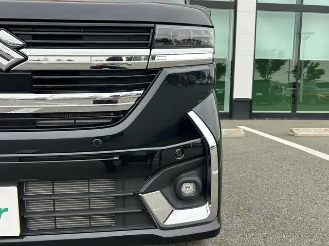 スズキ スペーシア カスタム HYBRID XS ターボ 和歌山県 2023(令5)年 0.8万km ブルーイッシュブラックパール3 社外ナビ/バックカメラ/フルセグTV/両側パワースライドドア/デュアルセンサーブレーキサポート/レーダークルーズコントロール/レーンキープアシスト/ドライブレコーダー/ETC/純正フロアマット/純正アルミホイール/シートヒーター/ステアリングヒーター/アイドリングストップ/LEDヘッドライト/フォグランプ/オートライト