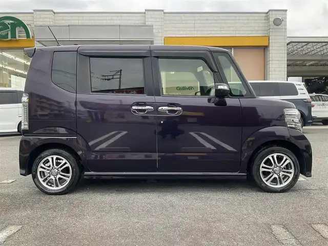 ホンダ Ｎ ＢＯＸ カスタム G Lパッケージ 滋賀県 2016(平28)年 7.9万km プレミアムベルベットパープル・パール 車検9年8月まで/イクリプスSDナビ/・Bluetooth・フルセグTV/バックモニター/両側パワースライドドア/ビルトインETC/純正HIDヘッドライト/フォグランプ/オートリトミラー/シートリフター/ECON/純正マット/バイザー/プッシュスタート/スマートキー/取説/保証書/スペアキー/